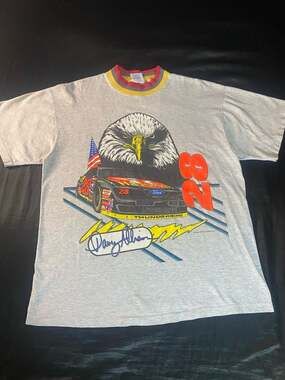 Vintage 1993 Premier Sportswear Davey Allison NASCAR #28 Eagle Size Large